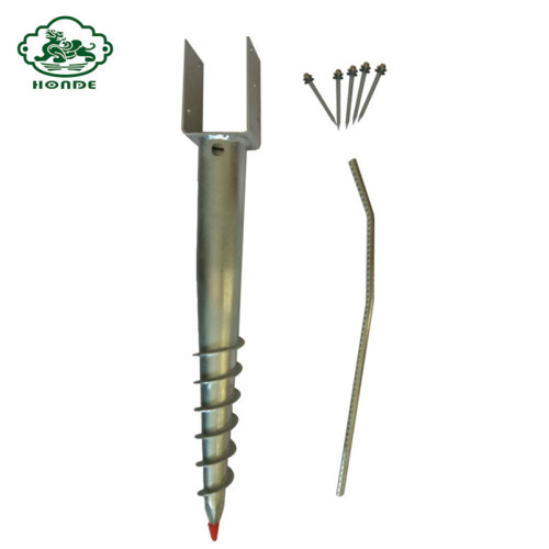 Galvanized Gardenline Ground Screw