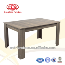 walnut color MDF dining table
