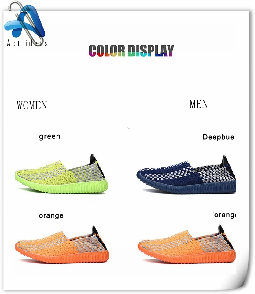 High Quality Woven Elastic Shoes for Women