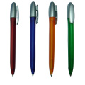 Twistable Ball Pen Silver Cap