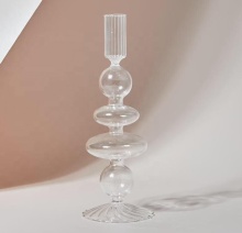 transparent Glass Candlestick votive candle holders bulk
