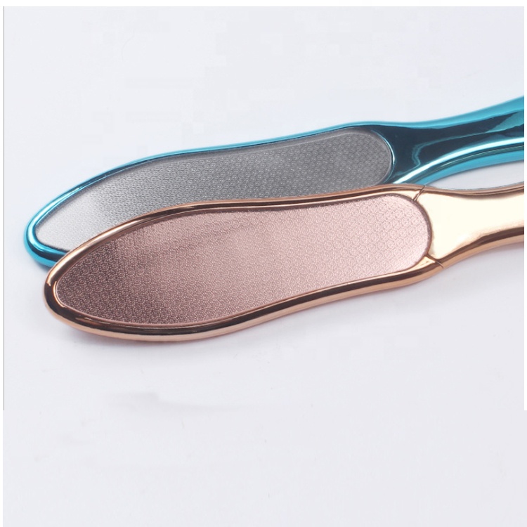 Wholesale OEM Logo Customs Color Plating ABS Handle Nano Glass Foot Files