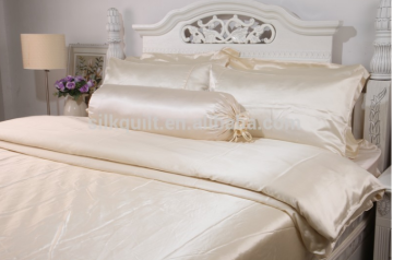 2015 19mm pure Charmeuse Silk Duvet Cover/handmade charmeuse silk quilt covers/Chinese silk comfter covers