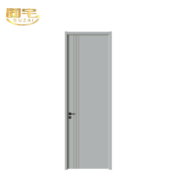 Cửa gỗ có rãnh tối giản