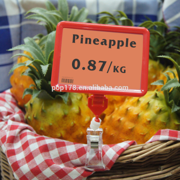 Plastic Fruit and Vegetable Price Sign Holder