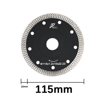 4.5 Inch Turbo Granite Cutting Tools - Diamond Discs, Sintered Stone Diamond Disks, Ceramic Tile Saw Blades