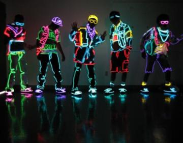 EL Wire for Clothes Decoration for Christmas Parties