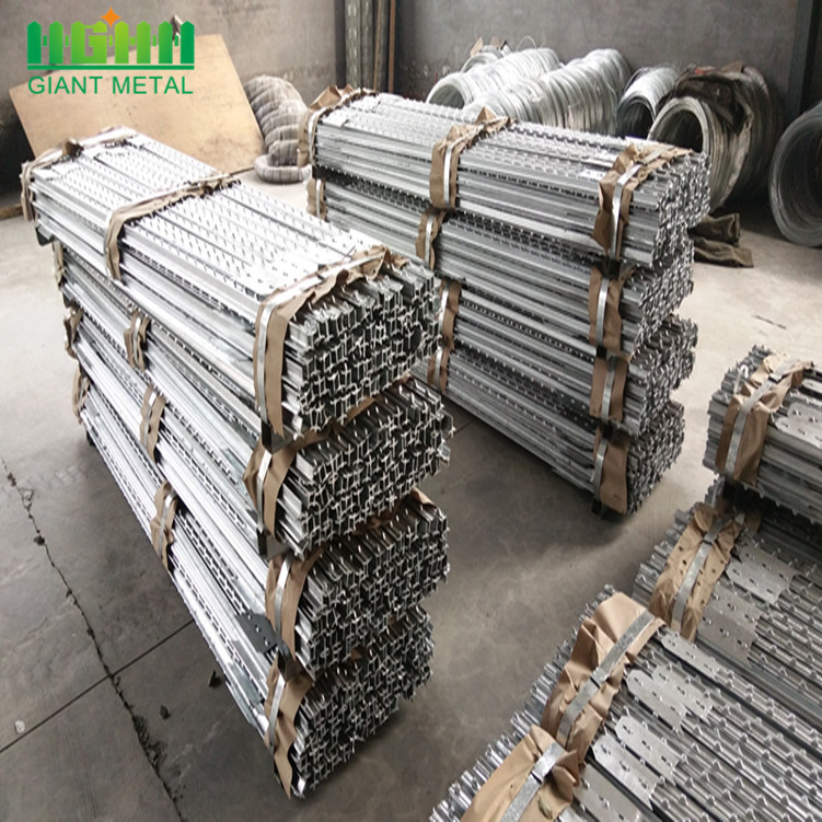 Used Hot Dipped Galvanized T Post For Farm