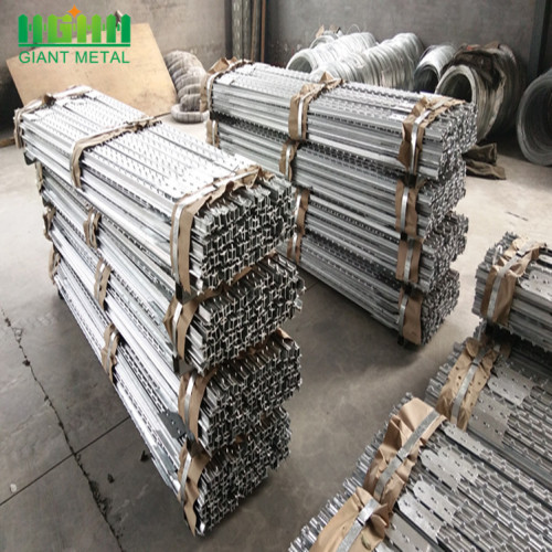 Galvanized Pagar Baja 8ft T Pagar untuk Pertanian