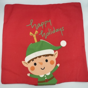 Christmas Cartoon Characters Seat Cushion Cover