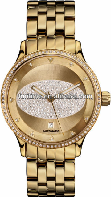 lady fashion watches stainless steel band 10 atm watch women watches stainless steel women watch