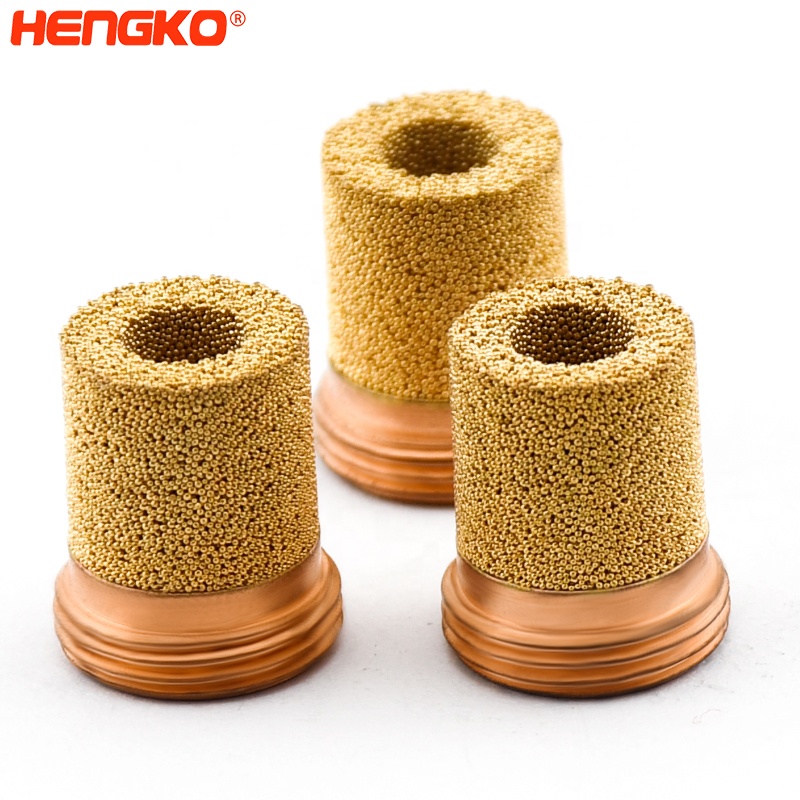 Tube Filter Factory Outlet Custom Porous Sintered Stainless Steel Exhaust Silencer Pneumatic Parts Exhaust Muffler Threaded N/A