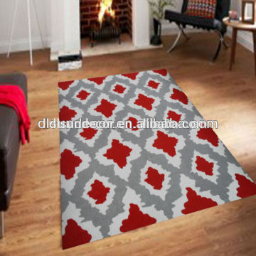 High quality polyester hand hooked rug