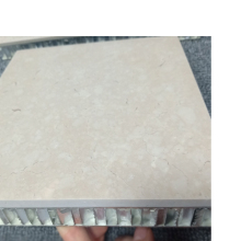 Natural Beige Marble Composite Cream Marble Composite Honeycomb Aluminium Panel for Wall Cladding