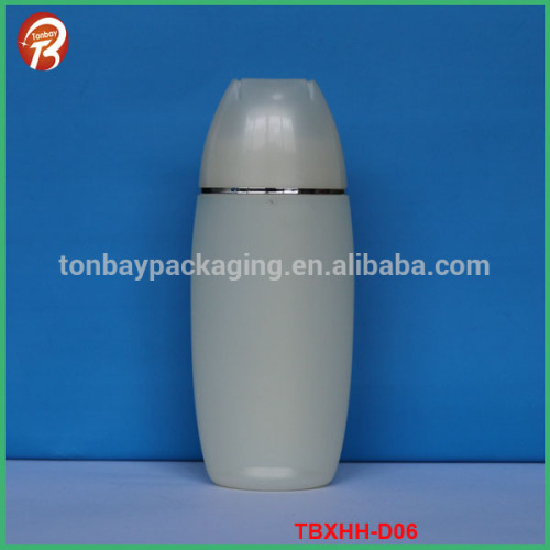 HDPE 50ml oval plastic sunscreen cream bottle