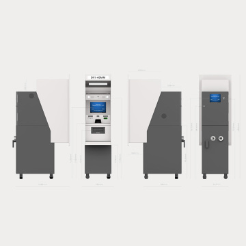 壁の現金離脱機を通るアンチリオット