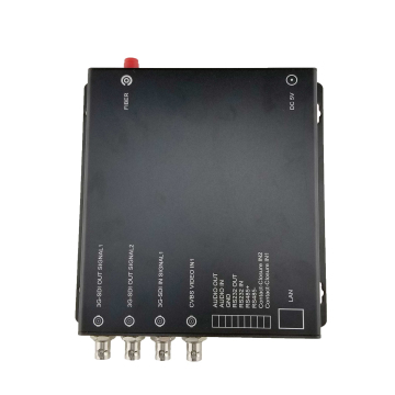 Fiber Optic Video Transmitter - 4 Channel Single Mode Fiber Optic Audio Data Converter