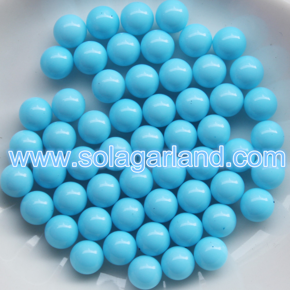 Plastic Round Beads No Holes