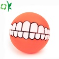 Funny Pet Teether Silicone Dog Chew Toy Balls