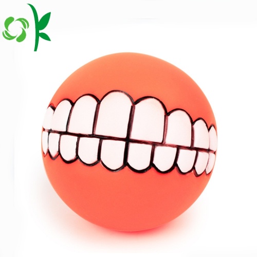 Vui Pet Teether Silicone Dog Chew Quả bóng đồ chơi