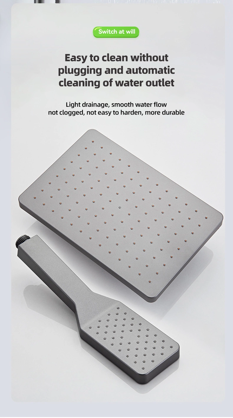 Factory Price High Pressure Constant Temperature Complete Shower Set with Shower Head