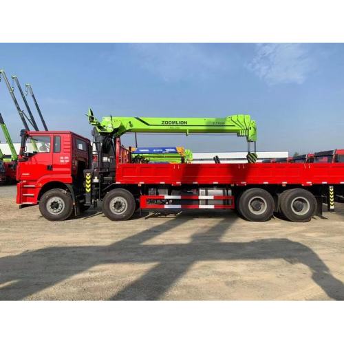 Truk muatan lurus lurus truk mounted crane