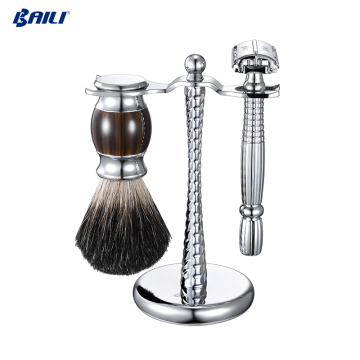 shaving razor Kit including shaving bowl foam brush