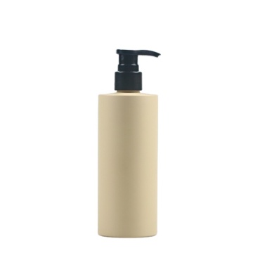 Yellow 300ml shampoo bottle cosmetic pump shampoo bottle