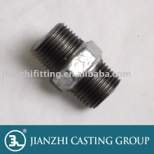 G.I. fitting - beaded hexagon nipples