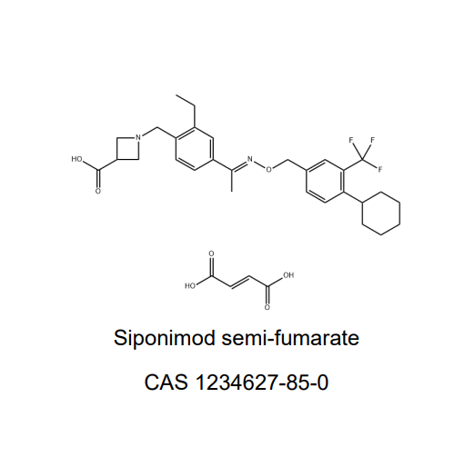 CAS No.1234627-85-0 Siponimod Fumarate