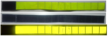 Yellow 3M PVC tape reflective armband