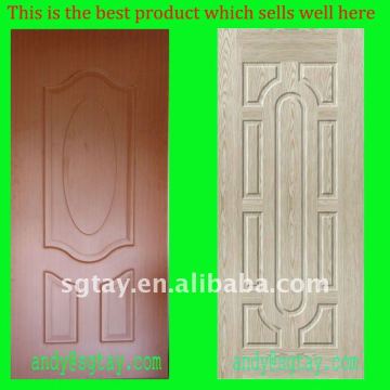 ash teak sapeli red oak walnut cherry hdf veneer mould door skin 0015