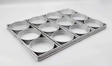 Rk Bakeware China Nonstick Aluminum Sponge Cake Tray Angle Cake Tray Dry Cake Tray Pound Cake Tray