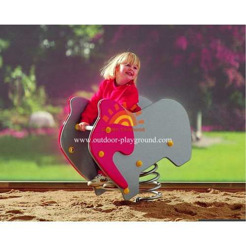 Cute Cartoon HPL Playground Spring Elephant Rider