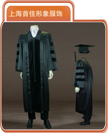 customized graduation gown,graduation gown with velvet