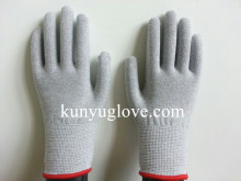 13 gauge carbon yarn esd antistatic glove