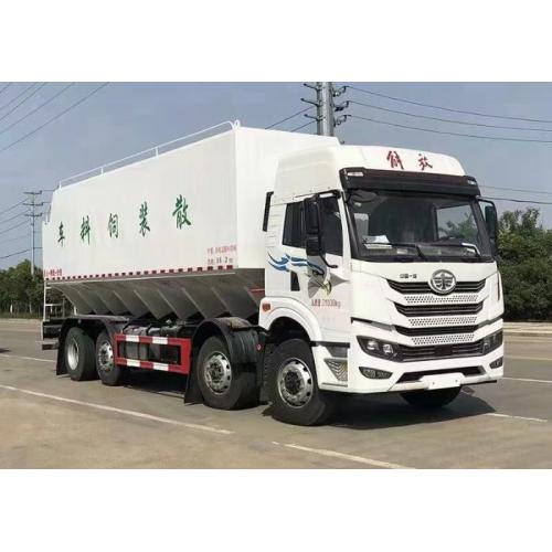 FAW 4x2 animal farm bulk feed delivery transport