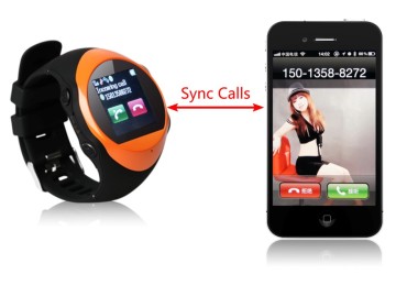 Sync Calls and Messages Bluetooth Smart Phone Watch (MS007P-PG88)