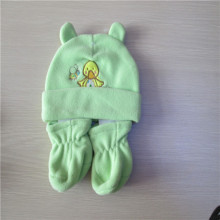 baby fleece hat and gloves set