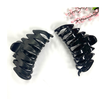 Shinny and Matte black hair clamps jaw clips