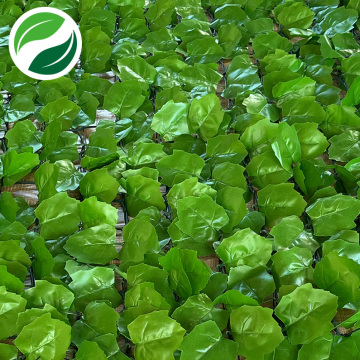 Simulated extruded net light-colored maple leaves
