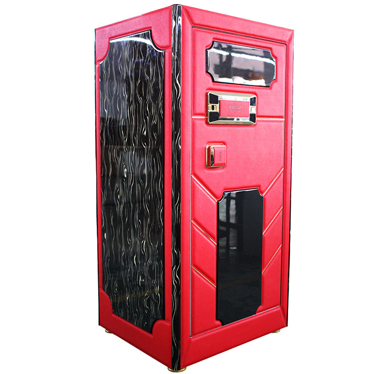 High Quality Electronic Security Business Cabinet Home wood leather safe box