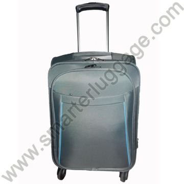 Polyester wheeled luggage, trolley polyester luggage