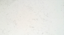 Carrara white engineered quartz slab with 2 cm thickness