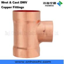 DWV Copper Fittings, DWV Copper Tee for Plumbing,ASME/ANSI/EN1254