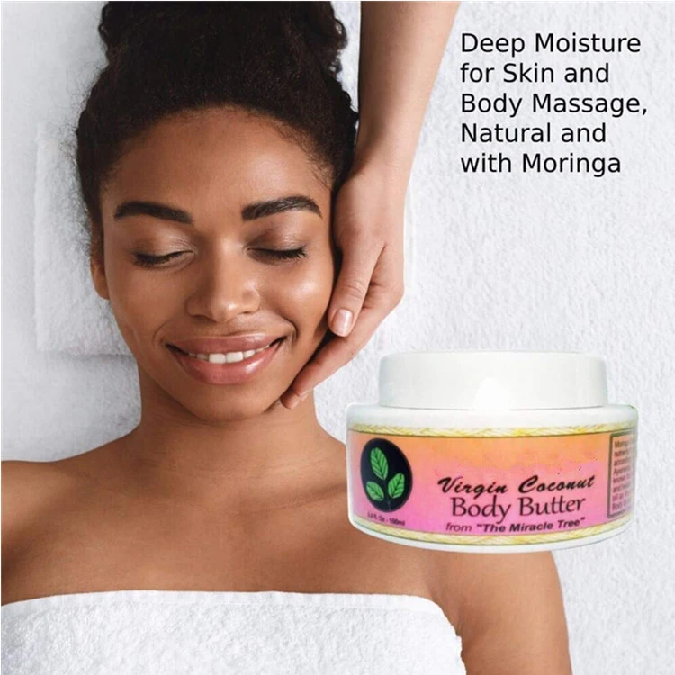 Hot Selling Natural Coconut Soothing and Moisturizing Body Butter Cream