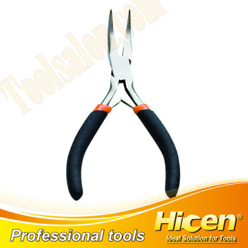 Mini Bent Nose Pliers with Bi-color Dipped Handle