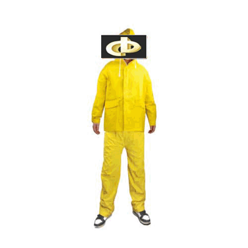 Цветной дождь костюмы с капюшоном желтый