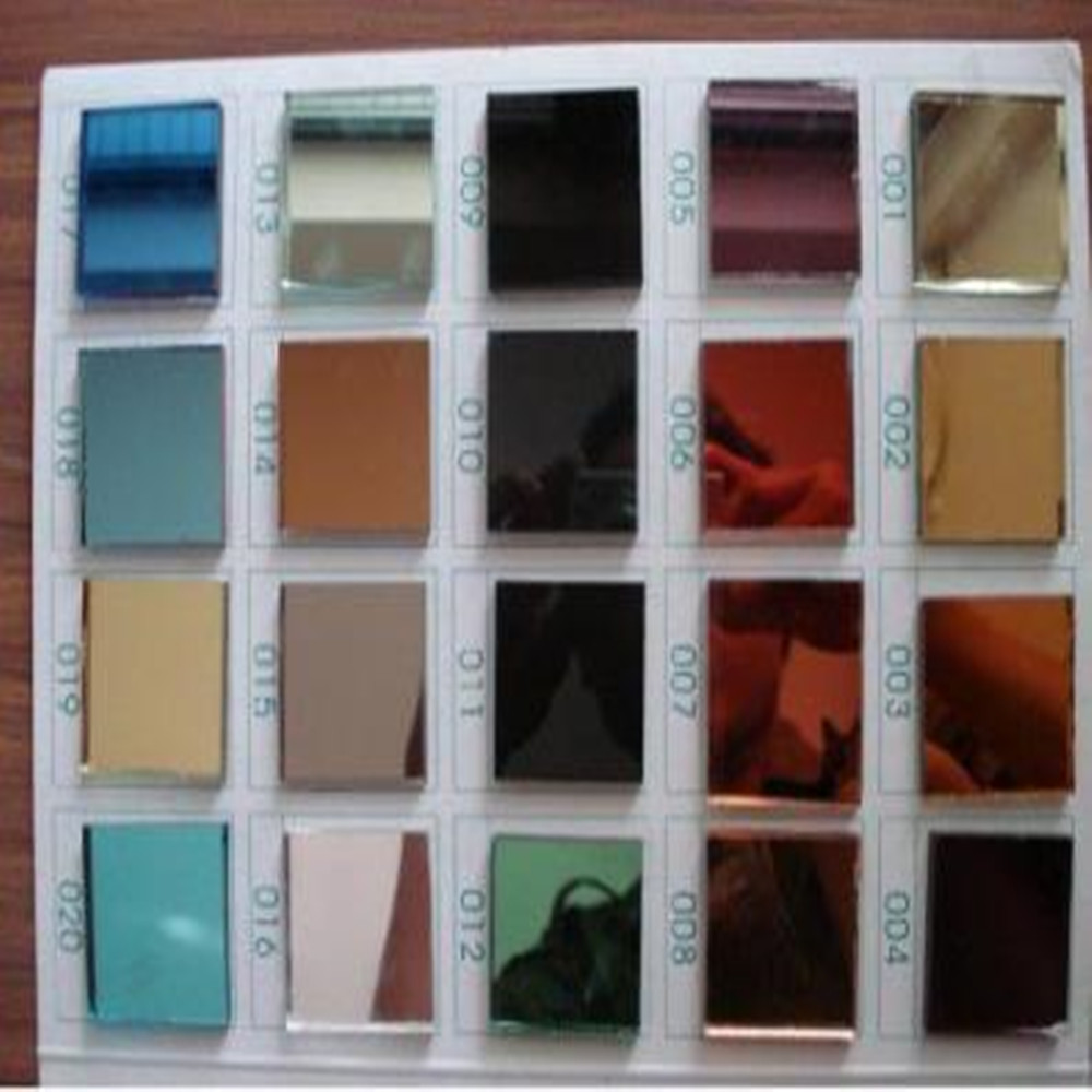 sell 4 5 6mm colored mirror glass high quality bronze color mirror