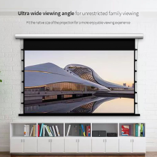 Aluminum housing HD electric projection screen
